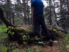 An athlete dude while jogging finds someone’s fleshlight in the woods and drills him