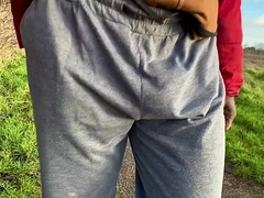 Filthy conversing with my schlong wagging, even when it is too cold.