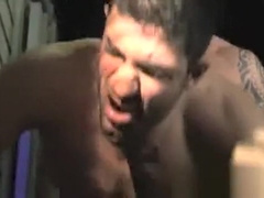 Businessman at the sauna