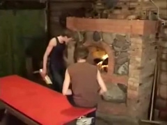 Hot Twinks Hot Fireplace