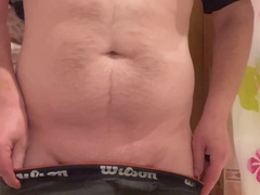 Humungous of a young man close-up