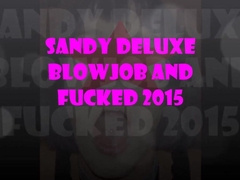 crossdresser sandy deluxed blowjob and anal