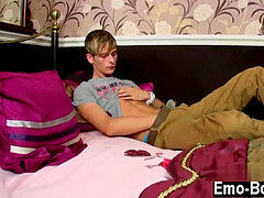 gay jocks Connor Levi is one slender and luxurious British boy who has a