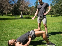 Jacob Peterson power-fucked by experienced top Eddy Ceetee