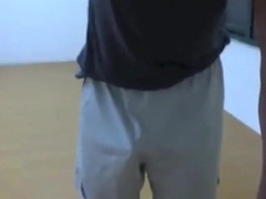 Big-Cock Twink Public Handjob and Huge Load