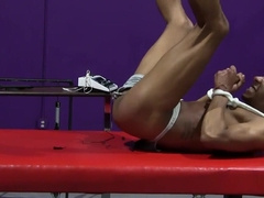 Bondage and hot hunk domination with two horny dudes