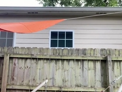 Rex Mathews Risky in Public Masturbate and Jizz outside Neighbors Windows on Active Street