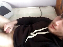 Masturbating on my bed horny