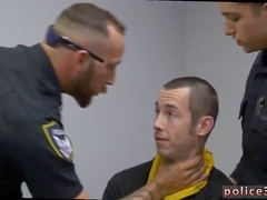 Two hot daddies in uniform indulge in scorching gay sex