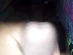 Close up masturbation under the blanket