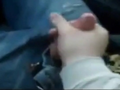 uncle faps off dude in truck