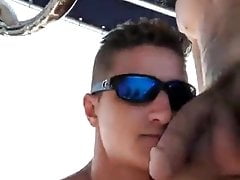 licking & sucking a nice cut cock on boat (2'17'')