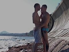 Fucked Me Very Passionately on the Seashore on a Wild Beach on a Vip Account, This Video Is Complete for Free