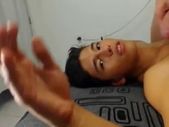 Amateur Twink Blowjob & Cumshot