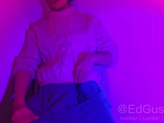 Ed Gusher - Nasty young Latino with meaty stiffy milks off and pops for you