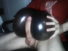 Fucking a Homemade Booty Sex-toy CREAMPIE