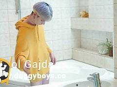 Sweet Teen Boy Karol Gajda Takes A Bubble Bath