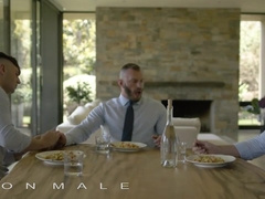 Nick Fitt And Michael Boston Fight Over Who Gets A Scholarship And Adam Grays Big Cock