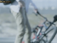 DESTRUCTIVE FILMS - Thin dickblowing lad bottom barebacked by top otter