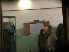 REAL Russian army cadets '������' showers