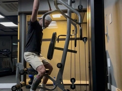 fuckin' the butt of the dark-haired boy from the gym