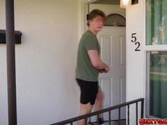 Kam Stone flags down a super-steamy runner Oliver Marks and invites him