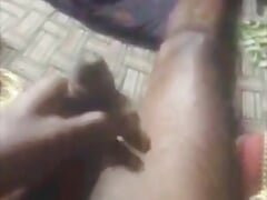 Deshi teen boy phone sex videos, masturbating in video call with my black big cock twink friend and cumshot