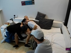 3 way naked with black german turk spy behind the sequences