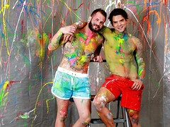 Colorful anal perversions with Johnny Hill and Dakota Payne