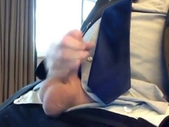 29 Suited older gay jerks off 5