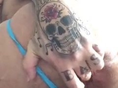 Ready and primed muscle hunk's ass-hole awaits!