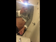 Spunking in the Office Douche