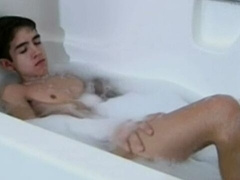 Bradley Allen aims to cum in his own slutty mouth