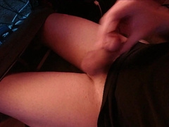 me draining off my ginormous rod onanism sesh with cum-shot