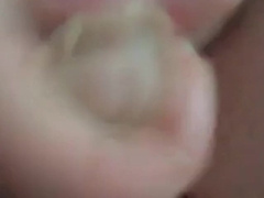 My buddy covers my cock with his cum !