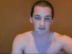 Solo Boy Wanking with dildo up ass