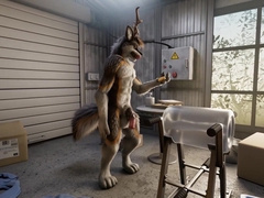 Wooly pummels a fleshlight