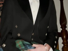just a Scottish fellow dressed in his kilt ;)