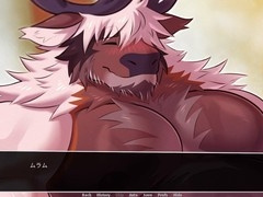 Gay deer furry receives a steamy handjob from a fellow furry