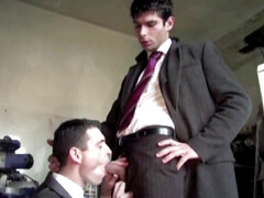 2 commercials workers fuck at work