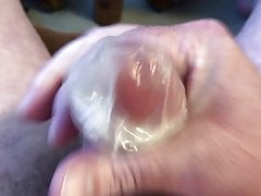 Cumming in used condom