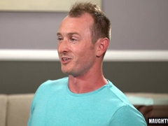 Watch this hot muscle dude take a big dildo and a hot load on his ass