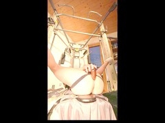 Amateur guy takes on his massive ebony weapon solo in a naughty roleplay