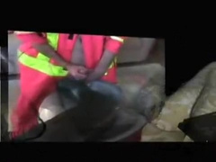Smoking Jacking In HiViz Gear
