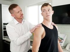 Sensual males share morning perversions before going to work