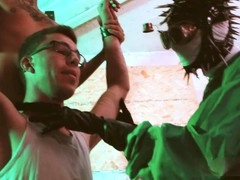 Willy Wanker submits to Leo Rex and James Oakleigh in a rough threeway