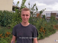 Hairy blonde bottom riding cock in POV