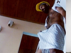 Wetting my Hairy Body