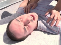 Unknown Guys Fuck on Roof