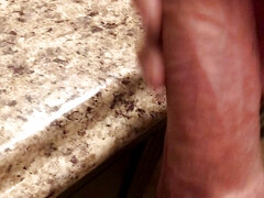 Jerking off in my bathroom